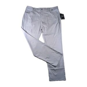 TravisMathew Men's 40x32 Light Gray Open To Close Golf Chino Pants Casual 1MT435